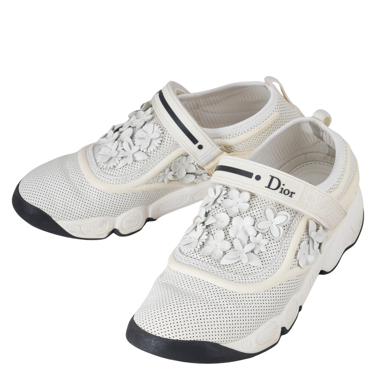 CHRISTIAN DIOR(USED)크리스찬디올 플라워 스니커즈 #35.5